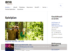 Tablet Screenshot of lot-theater.de